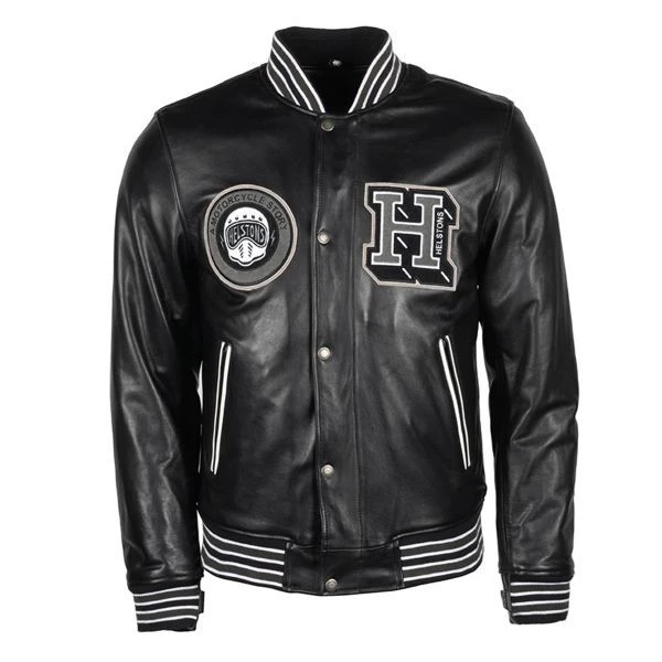 Motorfietsuitrusting Winkel -Motorfietsuitrusting Winkel blouson moto helstons college leather rag black s6