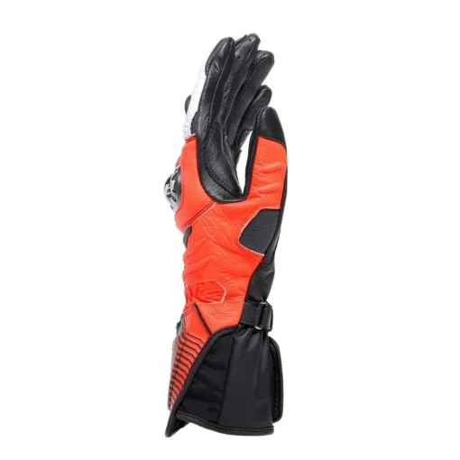 Dainese Carbon 4 Lang Zwart Fluo Rood Wit -Motorfietsuitrusting Winkel carbon 4 long gloves 2