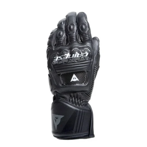 Dainese Druid 4 Zwart Zwart Charcoal Grijs -Motorfietsuitrusting Winkel dainese druid 4 leather gloves black black charcoal gray 2