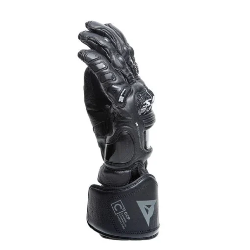 Dainese Druid 4 Zwart Zwart Charcoal Grijs -Motorfietsuitrusting Winkel dainese druid 4 leather gloves black black charcoal gray 5