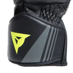 Dainese Druid 4 Leather Gloves Black Charcoal Gray Fluo Yellow -Motorfietsuitrusting Winkel dainese druid 4 leather gloves black charcoal gray fluo yellow 4