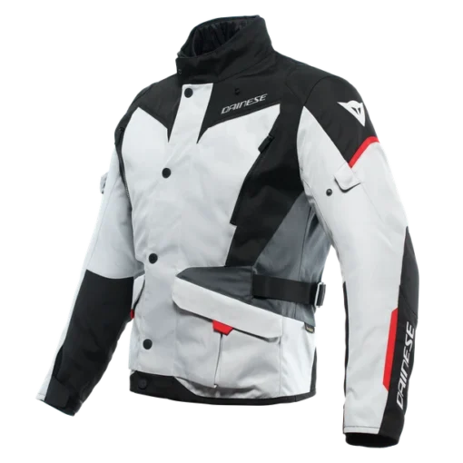 Dainese Tempest 3 D-Dry Glacier Gray Black Lava Red -Motorfietsuitrusting Winkel dainese tempest 3 d dry glacier gray black lava red 2