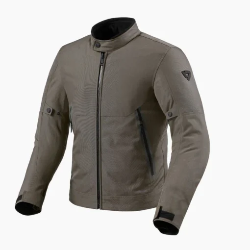 REV'IT! Jacket Shade H2O Dark Green -Motorfietsuitrusting Winkel fjt298 jacket shade h2o dark green front.1