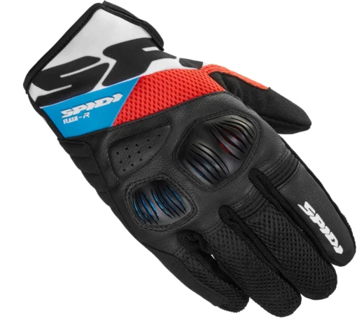 Spidi Flash-R Evo Rood Licht Blauw -Motorfietsuitrusting Winkel flash r evo b79k3 085