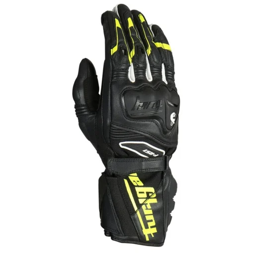 Furygan F-RS1 Zwart Fluor Geel Wit -Motorfietsuitrusting Winkel furygan f rs1 black fluor yellow white 1