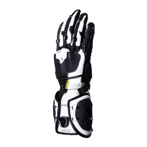 Knox Handroid MK IV Zwart Wit -Motorfietsuitrusting Winkel handroid mkiv black white side scaled