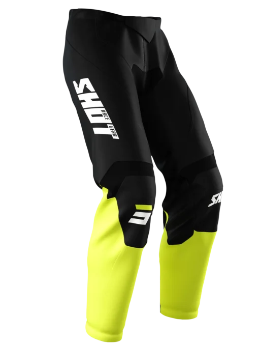 Shot Raw Burst Neon Yellow -Motorfietsuitrusting Winkel pants rawneon 2 copie