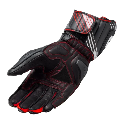 REV'IT! Gloves Apex Neon Red Black -Motorfietsuitrusting Winkel rev it gloves apex neon red black 1