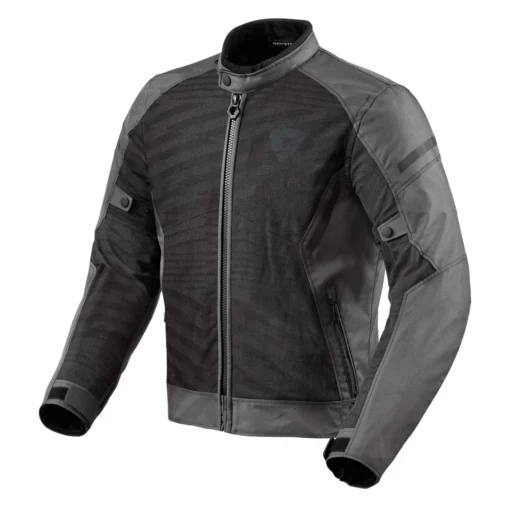 REV'IT! Jacket Torque 2 H2O Black Grey -Motorfietsuitrusting Winkel rev it jacket torque 2 h2o black grey 1