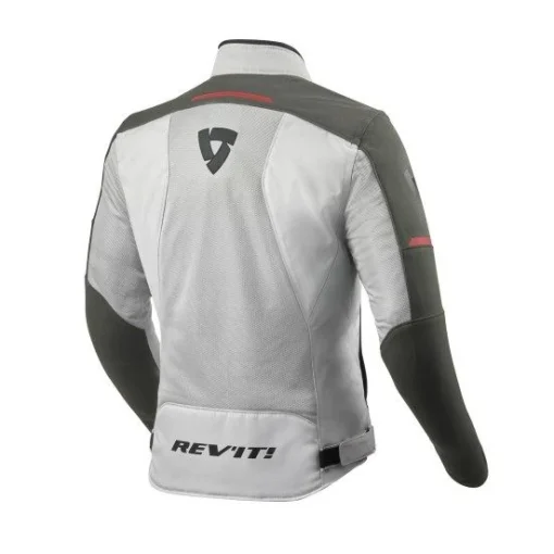 REV'IT! Airwave 3 Zilver Antraciet -Motorfietsuitrusting Winkel rev it airwave 3 silver anthracite motorcycle jacket 1