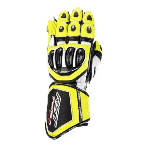 RST Tractech Evo 4 Ce Mens Glove Neon Yellow Black White -Motorfietsuitrusting Winkel rst tractech evo 4 ce mens glove neon yellow black white 1