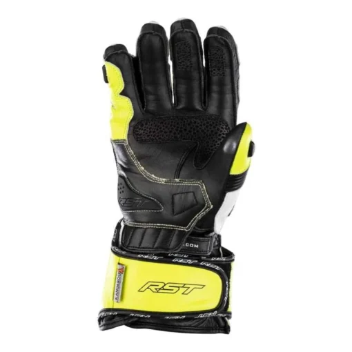 RST Tractech Evo 4 Ce Mens Glove Neon Yellow Black White -Motorfietsuitrusting Winkel rst tractech evo 4 ce mens glove neon yellow black white 2