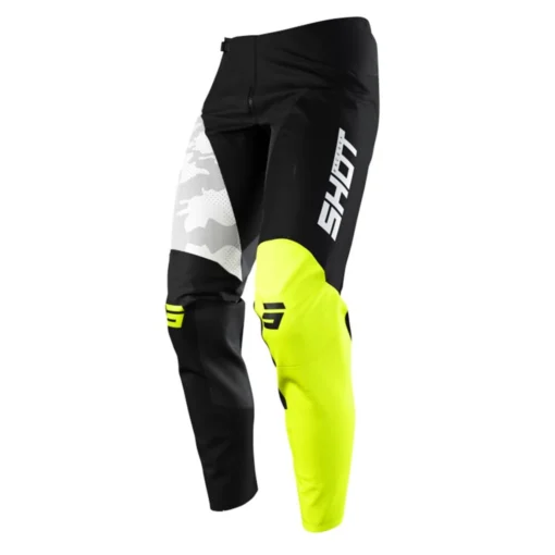 Shot Contact Camo Neon Yellow -Motorfietsuitrusting Winkel shot cross hose mx pants contact 1