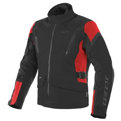 Dainese Tonale D-Dry Black Lava Red Black Motorcycle Jacket -Motorfietsuitrusting Winkel tonale d dry jacket 1